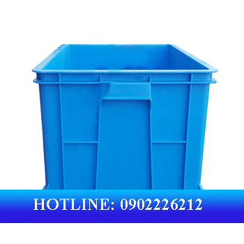 mặt bên thùng nhựa b5 xanh dương