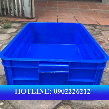 thùng nhựa ha003. 610x420x190 mm